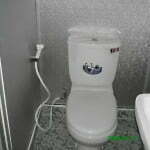 Portable Toilet with Spray